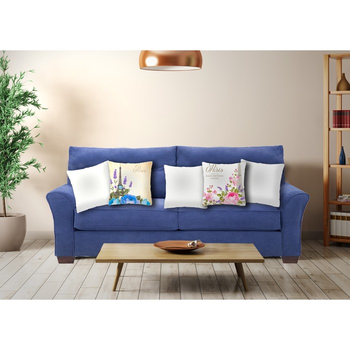 Комплект декоративных подушек "Париж", размер 40х40 см-5 шт.