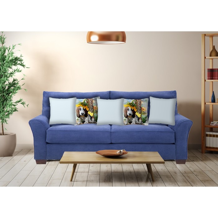 Комплект декоративных подушек "Забавный щенок", размер 40х40 см-5 шт.