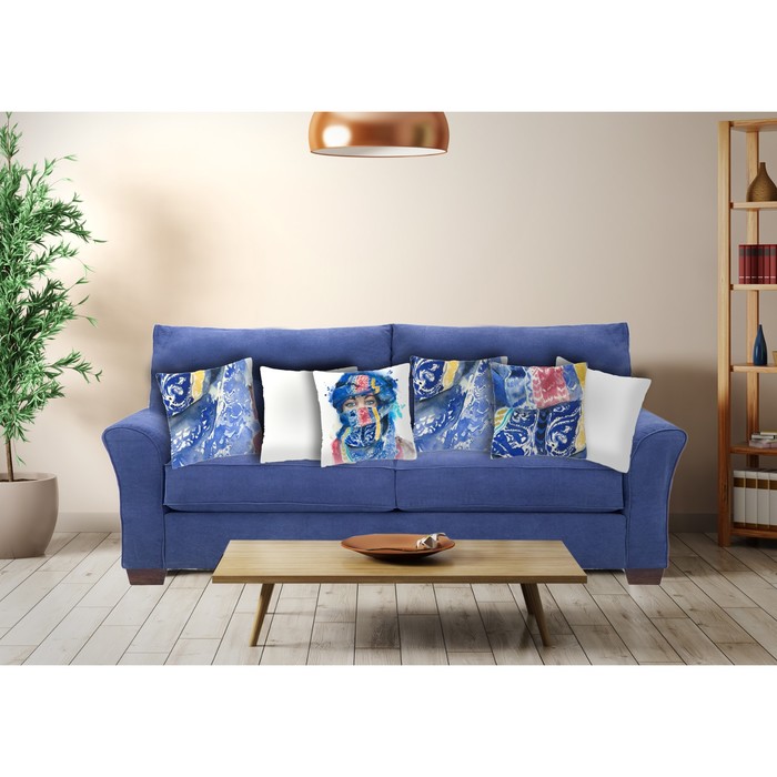 Комплект декоративных подушек "Восточная сказка 3", размер 40х40 см-6 шт.