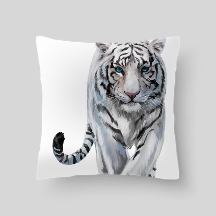 Декоративная подушка "Тигр", размер 40х40 см