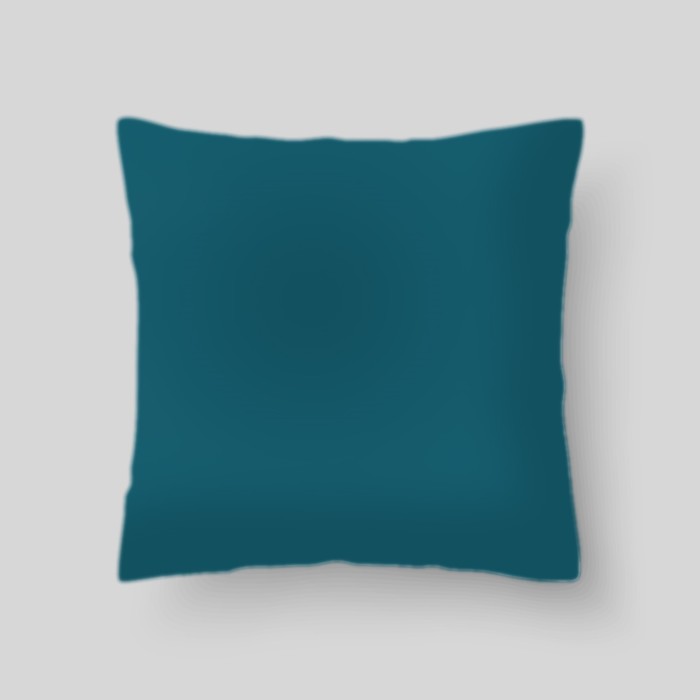 Декоративная подушка "Цвет аквамарин", размер 40х40 см