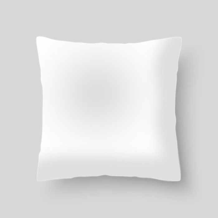 Декоративная подушка "Цвет пронзительно белый", размер 40х40 см