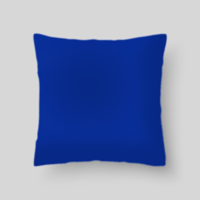 Декоративная подушка "Цвет синий топаз", размер 40х40 см