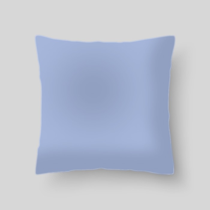 Декоративная подушка "Цвет весеннее небо", размер 40х40 см