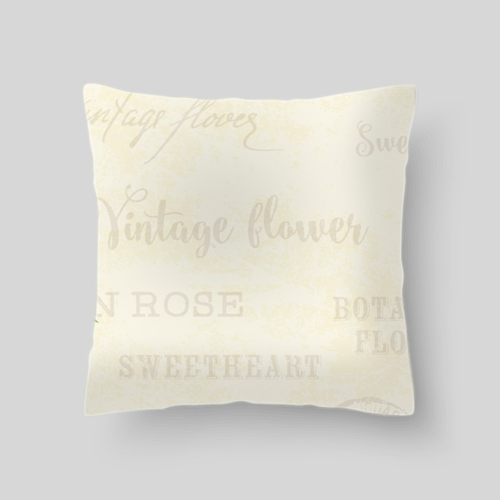 Декоративная подушка "Парижский сувенир 1", размер 40х40 см