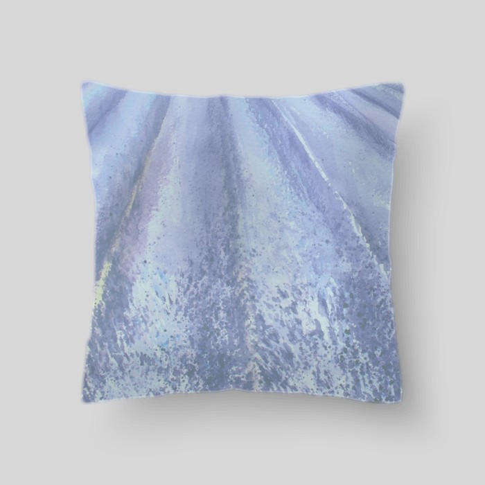 Декоративная подушка "Лавандовые поля Прованса 2", размер 40х40 см