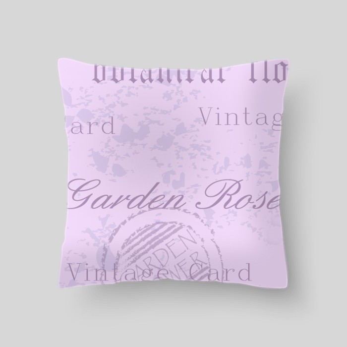 Декоративная подушка "Цветочный велосипед 1", размер 40х40 см