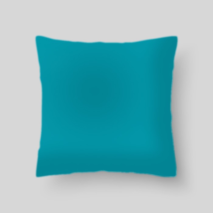 Декоративная подушка "Цвет загадочная бирюза", размер 40х40 см