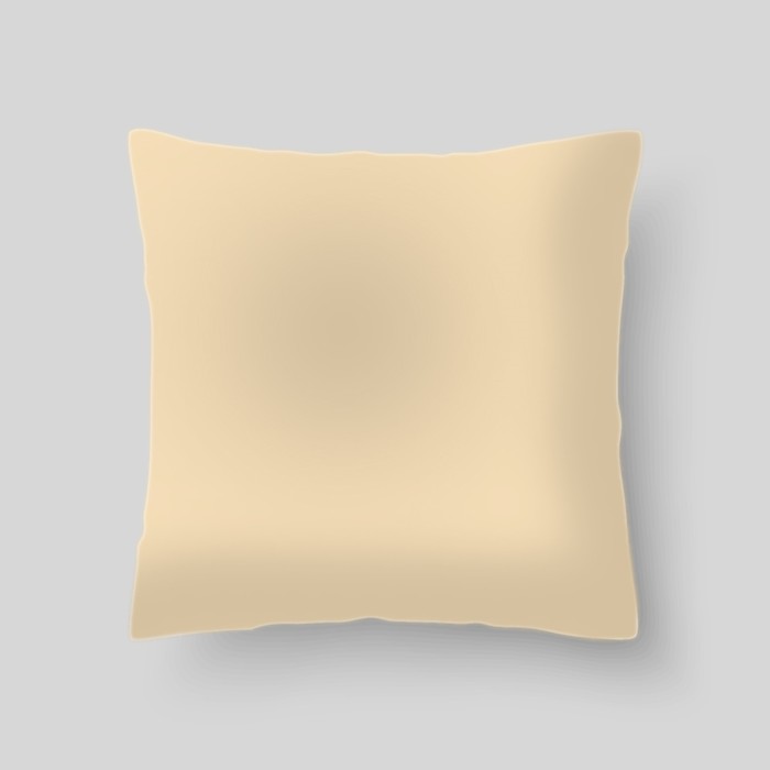 Декоративная подушка "Цвет крем брюле", размер 40х40 см