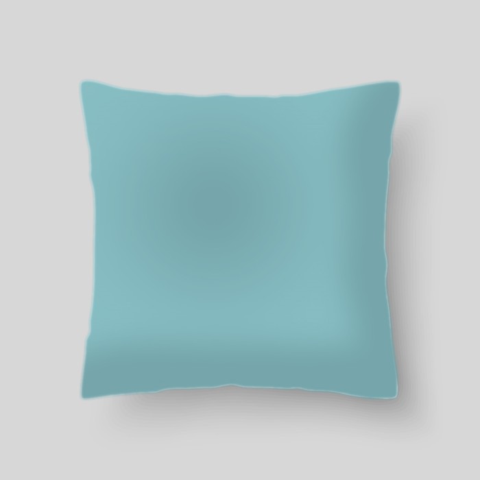 Декоративная подушка "Цвет лазурь", размер 40х40 см
