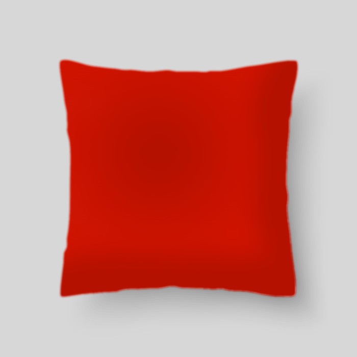 Декоративная подушка "Цвет красная клубника", размер 40х40 см