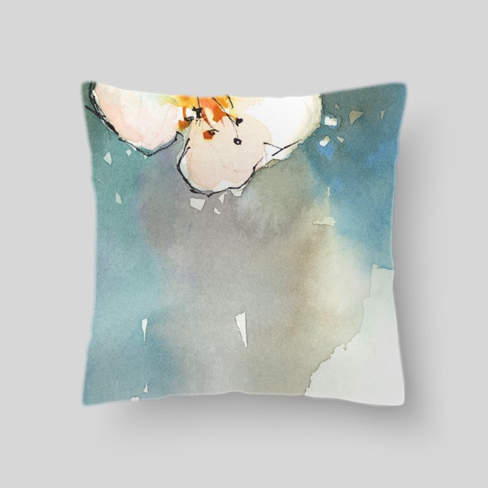 Декоративная подушка "Цветущая яблоня 2", размер 40х40 см