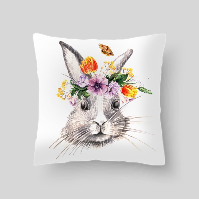 Декоративная подушка "Пасхальные мотивы", размер 40х40 см