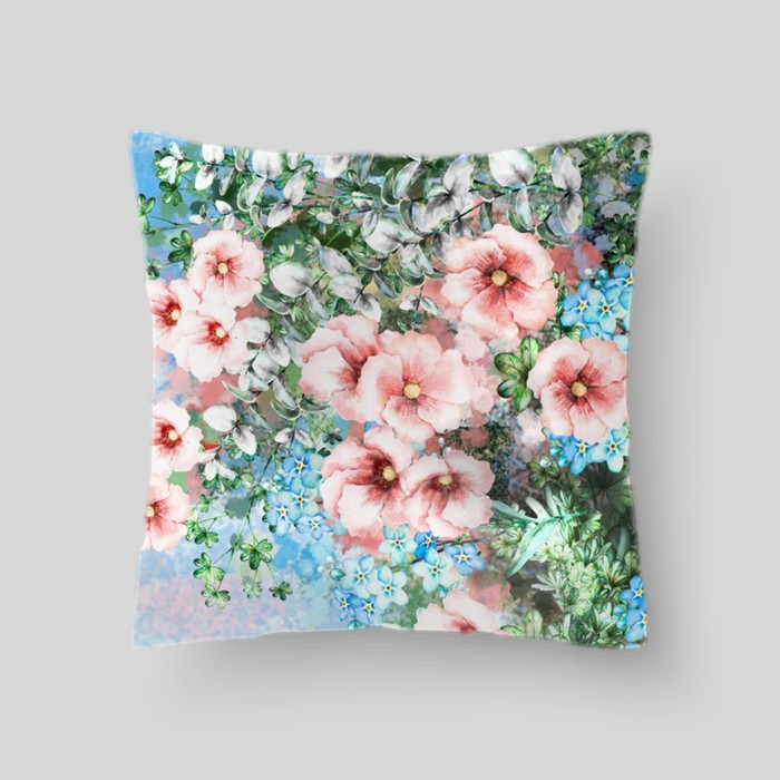 Декоративная подушка "Весенний Париж 2", размер 40х40 см