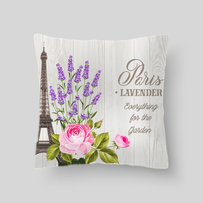 Декоративная подушка "Парижский сувенир 3", размер 40х40 см