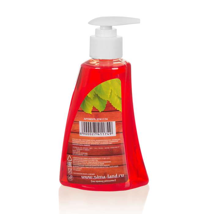 Жидкое мыло в баню "Малина"