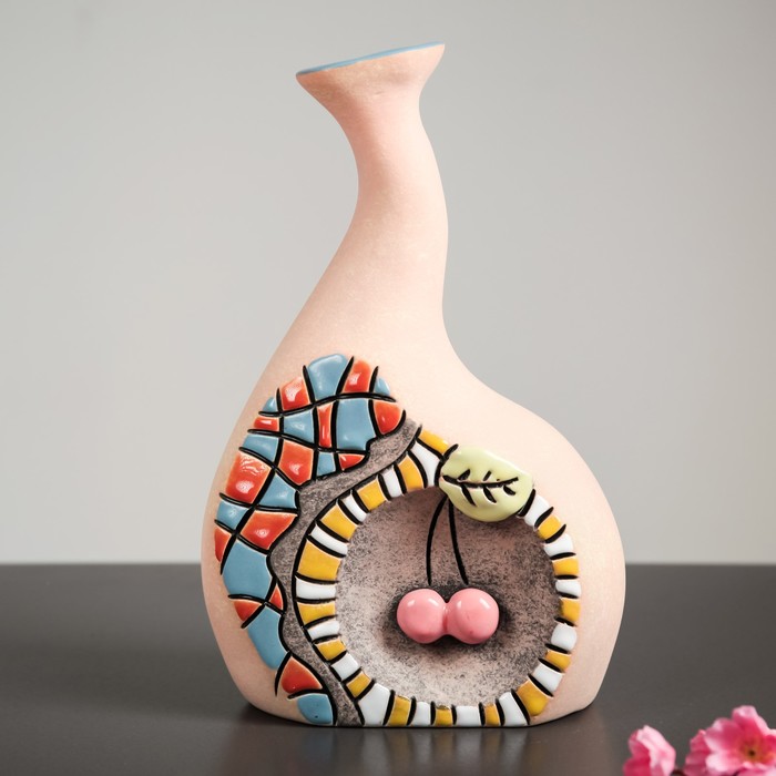 Ваза "Капля" 28 см, микс