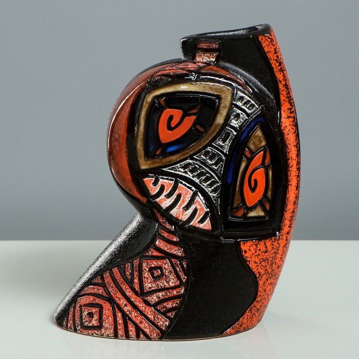 Ваза "Гнутая" 31 см, микс