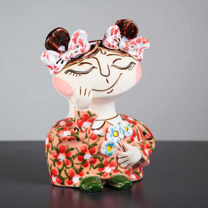 Ваза "Маруся" 24 см, микс