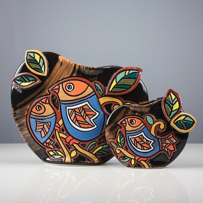 Набор ваз "Яблоко Адама" 2шт микс