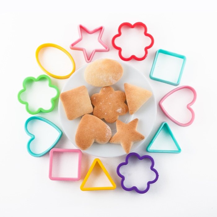 Набор форм для печенья "Геометрические фигуры", 9 шт