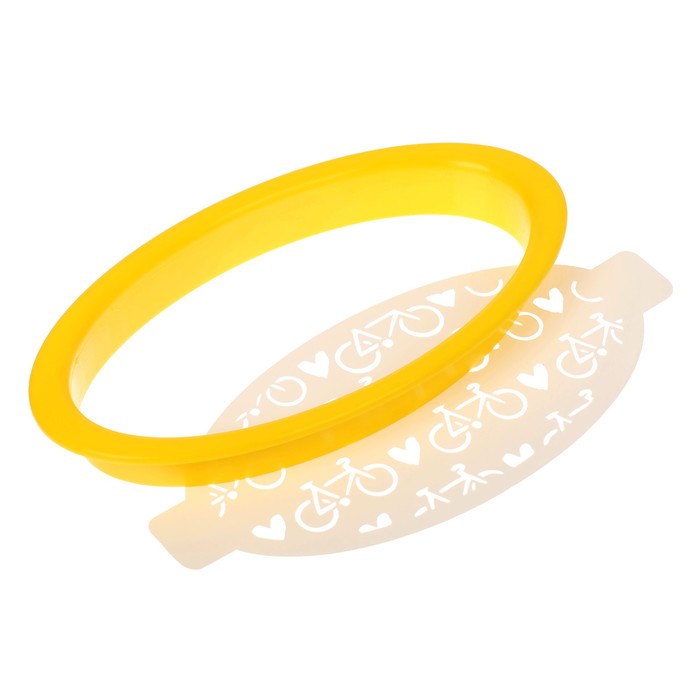 Форма для пряников, вырезки бисквита и желе "Овал", трафарет МИКС