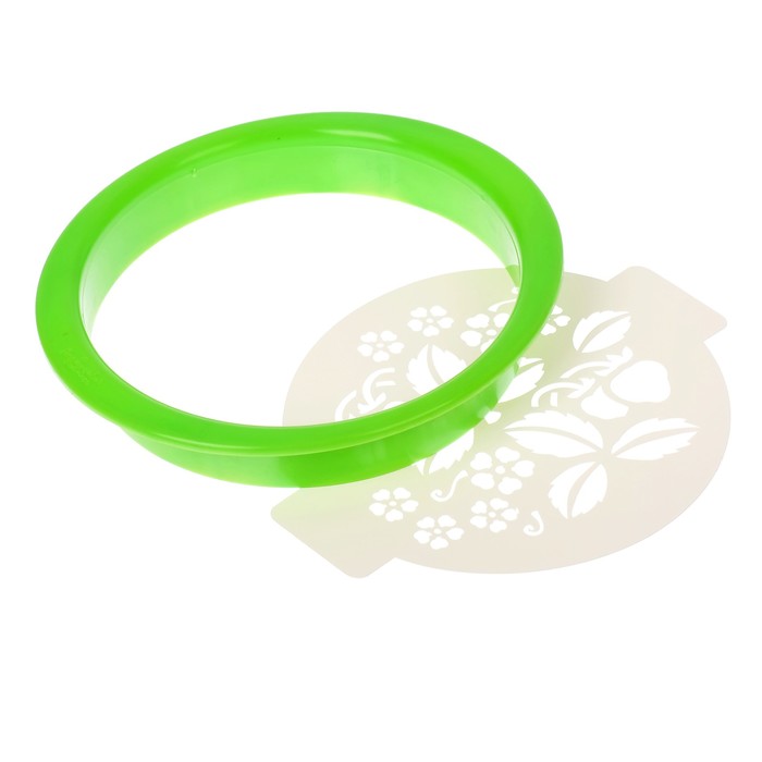 Форма для пряников, вырезки бисквита и желе "Круг", трафарет МИКС