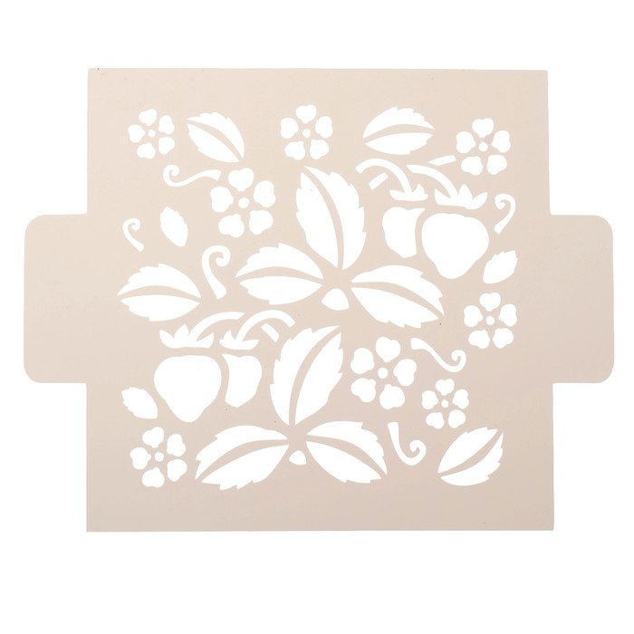 Форма для пряников, вырезки бисквита и желе "Квадрат", трафарет МИКС