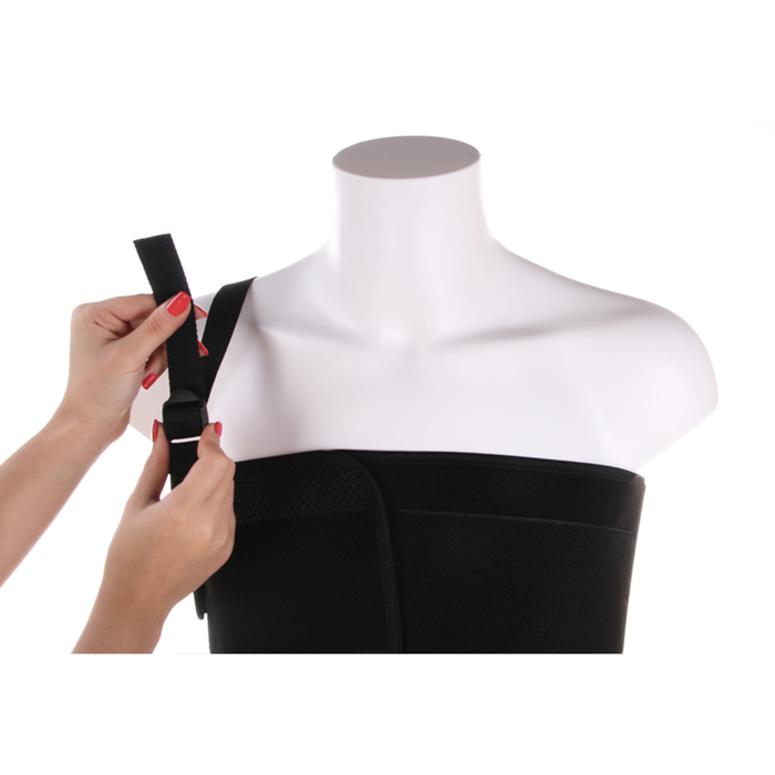 Бандаж на грудную клетку ПО-К1, Черный, размер S