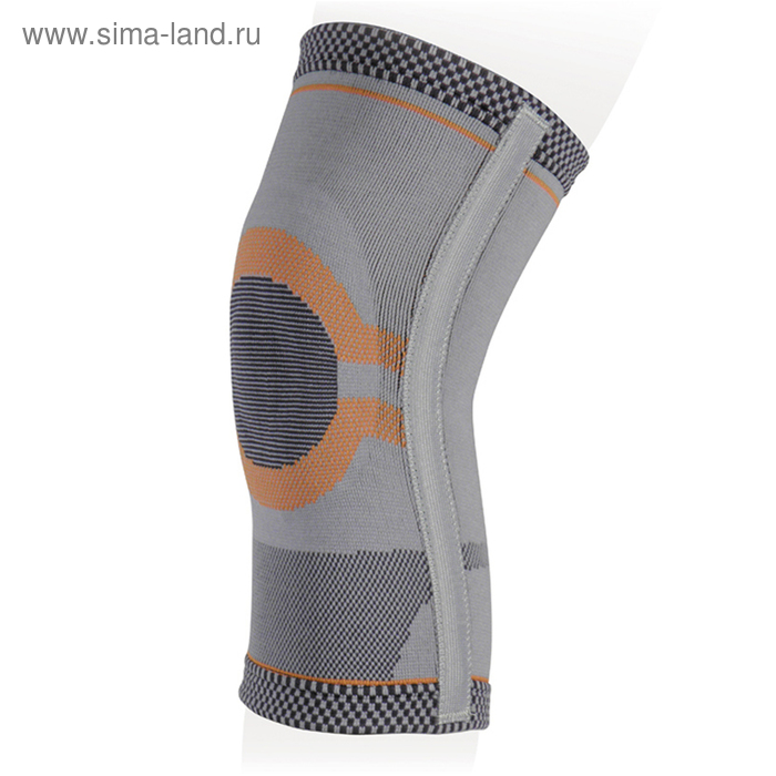 Бандаж эластичный на коленный сустав Ttoman KS-E03, цвет серый, размер XL