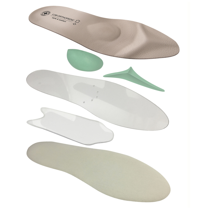 Стельки ортопедические для открытой модельной обуви LUM207, размер 41