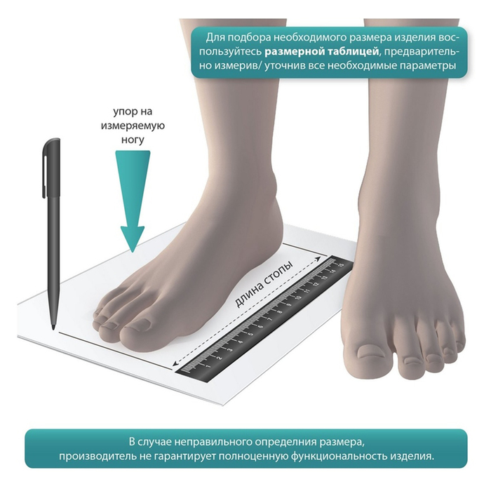 Стельки ортопедические с антибактериальным покрытием LUM209, размер 40