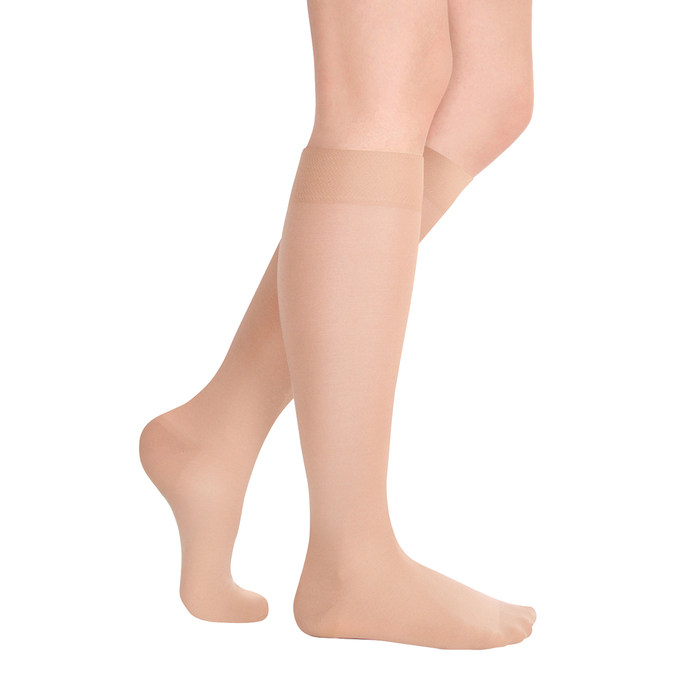 Гольфы компрессионные 1 кл. Normal, цвет Карамель полупрозрачный, размер L