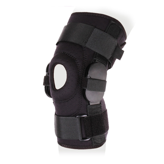 Бандаж на коленный сустав разъемный с регулятором угла сгибания KS-RPA, Черный, размер L