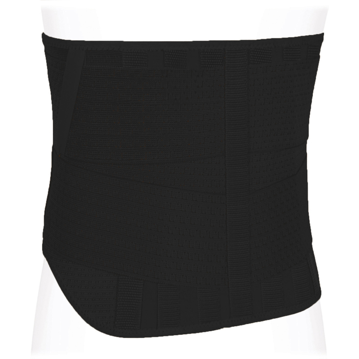 Корсет грудопояснично-крестцовый жесткой фиксации ПРРУ-30, высота 30см, Черный, размер S