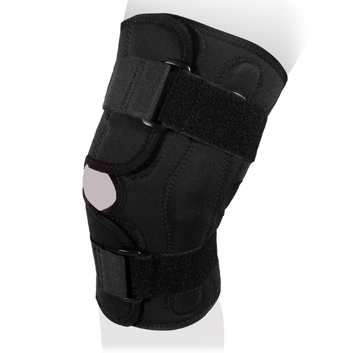 Бандаж на коленный сустав с полицентрическими шарнирами KS-050, Черный, размер XXL