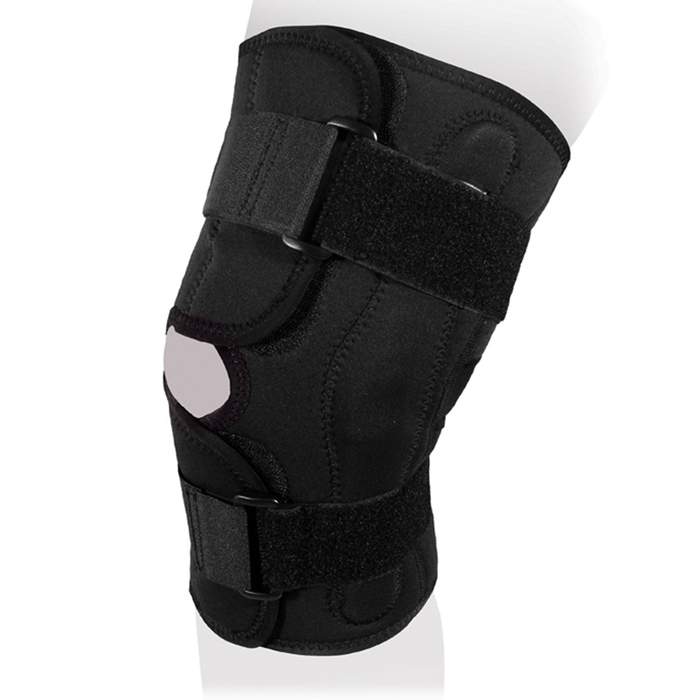 Бандаж на коленный сустав с полицентрическими шарнирами KS-050, Черный, размер L