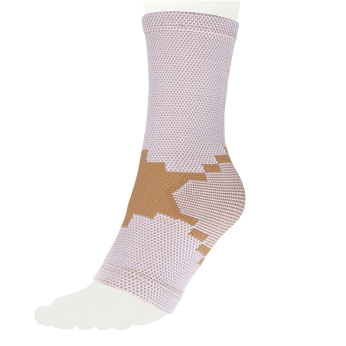 Бандаж на голеностопный сустав эластичный AS-E01, Бежевый, размер S