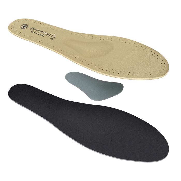 Ультратонкие ортопедические стельки для балеток LUM100, размер 39