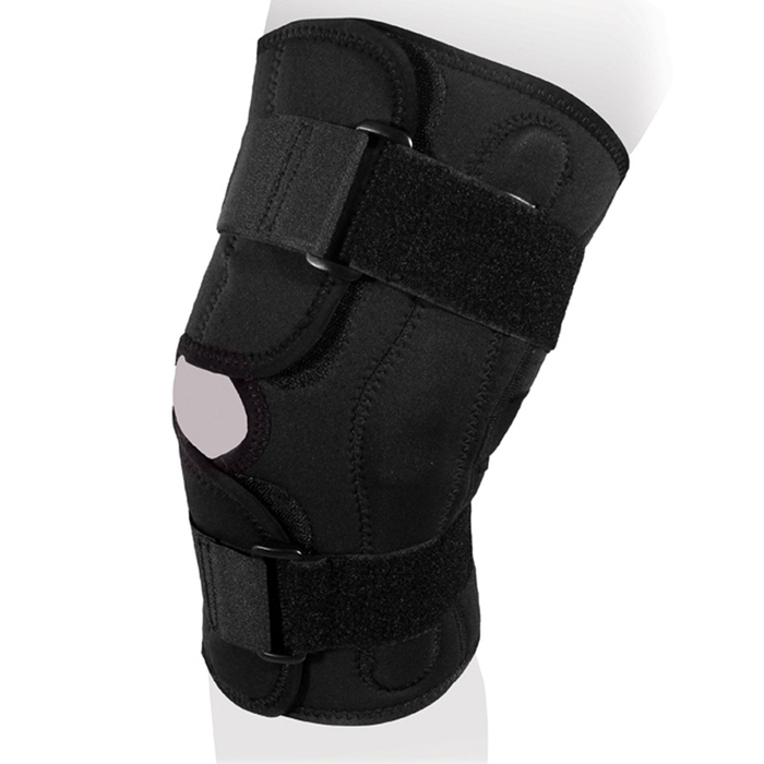 Бандаж на коленный сустав с полицентрическими шарнирами KS-055, Черный, размер M