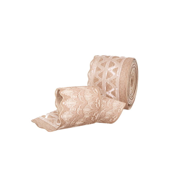 Чулки компресс. с силикон. ажурной резинкой 1 кл. Long, цвет Карамель полупр., р. M