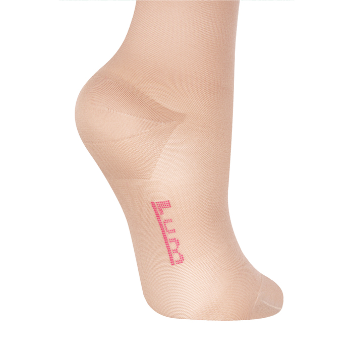 Чулки компресс. с силикон. ажурной резинкой 1 кл. Long, цвет Карамель полупр., р. XL