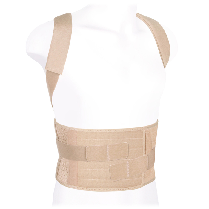 Корректор осанки для взрослых КК-01, цвет Бежевый, размер S0, рост 150-165 см