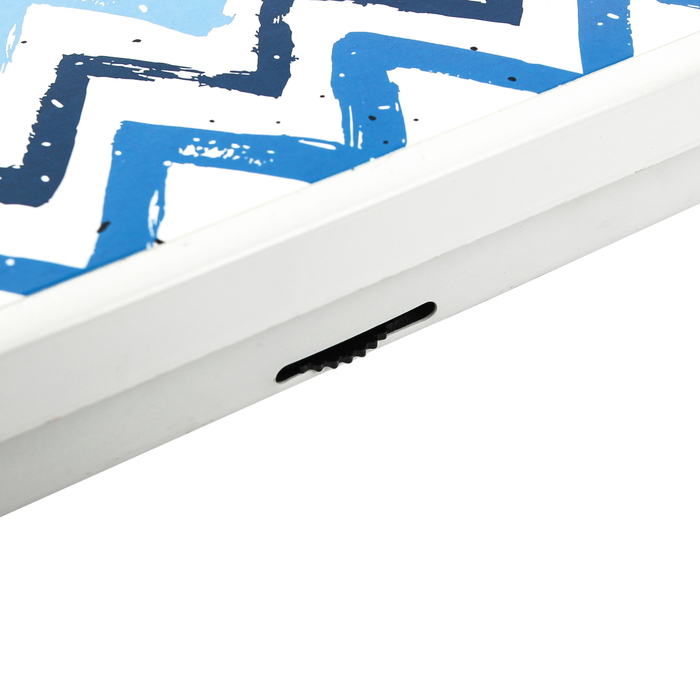 Весы напольные LuazON LVM-003, напольные, механические, до 130 кг, белый/синий