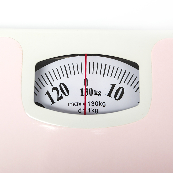 Весы напольные LuazON LVM-004, напольные, механические, до 130 кг, "розы"