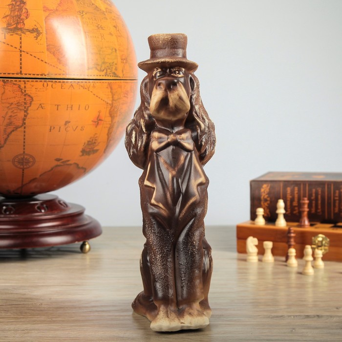 Копилка "Собака Барон", шамот