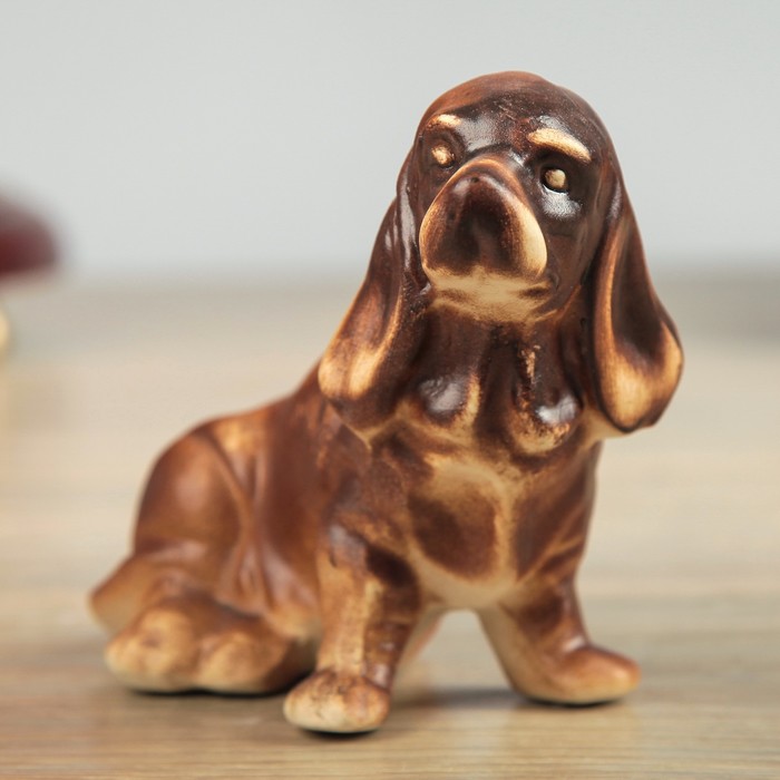 Копилка "Собака Охотничья", шамот