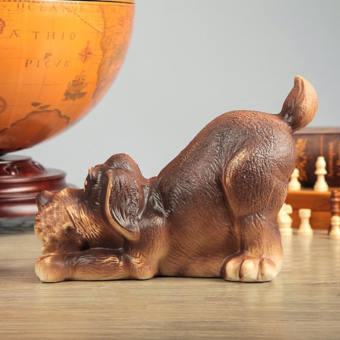 Статуэтка "Собака Ричард", шамот