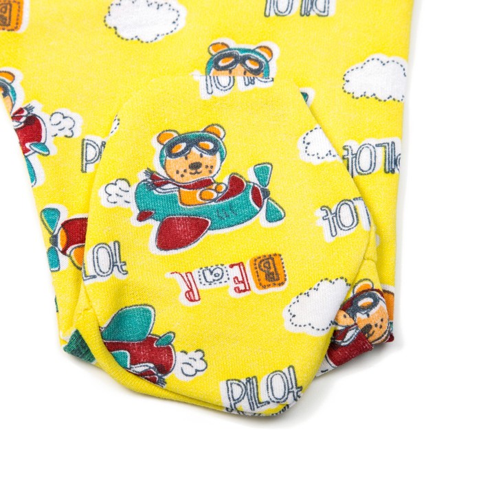 Ползунки детские, рост 68 см, цвет микс пк0001_М