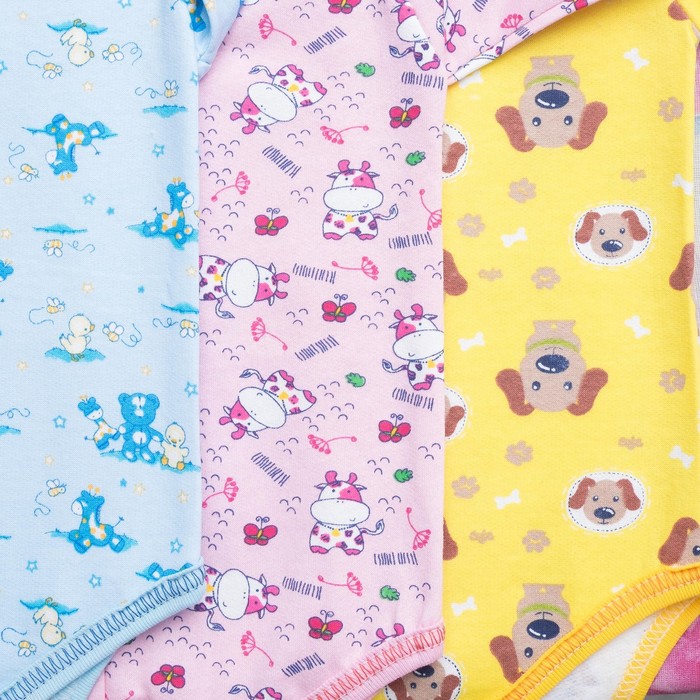 Боди детское, рост 74 см, цвет микс б0002_М